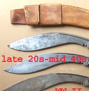 MK 2, MK2, Mark 2, WW2 gurkha military khukuri. The Kukri by John Powell knife research book Heritage Knives Nepal Khukuri history and heritage. Article, Image, photo, articles, book, research, antiques, reproduction, gurkha rifles, gorkha regiment, british army, indian military, nepal army, world war 1, 2. WW1, WW2, JP. kilatools. 19th and 20th century issue, traditional kothimora. Bushcraft, utility, camping, manufacturer, producer, retail, seller, export of high quality blades genuine authentic gurkha knife, antique viking himalayas hillmen warrior soldier, hanshee, budhume, bhojpure, sirupate, style, design, pattern, kami, black smith.