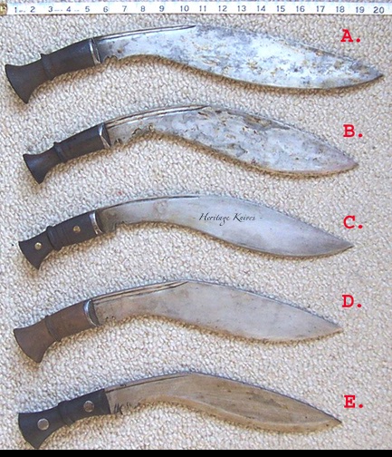 5 kukris from Atlanta Cutlery....quite a find-imp