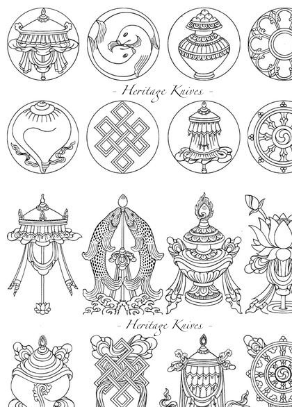 8 buddhist symbols of good fortune, Heritage Knives, Kukri Khukuri History and Heritage, Nepal Gurkha Gorkha Military History. Research. semi-custom, knife maker, reproduction of antique weapons, utility, bushcraft, palace, durbar, notes, blade, sword, battles, war, gorkhali, malla, gurkhas, gorkha, gurkha, army, regiment, battalion, british, india, tibet, china, colonial, sino-nepal war, conquest of Kathmandu, Bhaktapur, ochterlony, young, fraser, Gillespie, thapa, balbhadra, Bulbudder, kunwar, amar singh, thapa, jung bahadur rana, bir Narsingh kunwar, chandra Shumsher rana, maharaja, king, raja, tulwar, kora, axe, katar, chinese, mughal, indian, european, chandra shumsher, prithivi shah, prithvi, narayan, kaji, bhimshen thapa, bir, prime minister, jagat jung, shumsher, dev sjb rana, jit jung rana, jung, bahadur, abhiman singh basnyat, kunwor, book, article, kami, brahmin, thakuri, chettri, magar, gurung, tamang, kami, dalit, muslim, hindu, buddhist, Tibetan, art, work, traditional weapons, royal, Asian, Himalayas, ww1, ww2, world war, british empire, anglo,  war, Khalanga Nalapani, Jaithak, Sirmoor, Nusseree, Subathu, devi dutta, purano gorakh, sri nath, rifles, guns, London, traditional, Dravya shah, liglig kot, Lamjung, kirant, kirat, newar, Tibet, Himalayas, kilatools.com, ang khola, papu, purano, sirupate, Budhume, Bhojpure, CGAK, SGAK, International, IMA, Cache, bas pate, style, broad belly, army issue, historical, old, image, photo, chirra, Hanshee, Lambendh, curved, antiques, Gorakhnath, myth, legends, officer, high, quality, best of the best, spiral, Benjamin jundkins, John powell, research centre, resources, Nepali study, south Asian studies, institute, manufacturer, producer, exporter, export, travel, import, university, academia. 